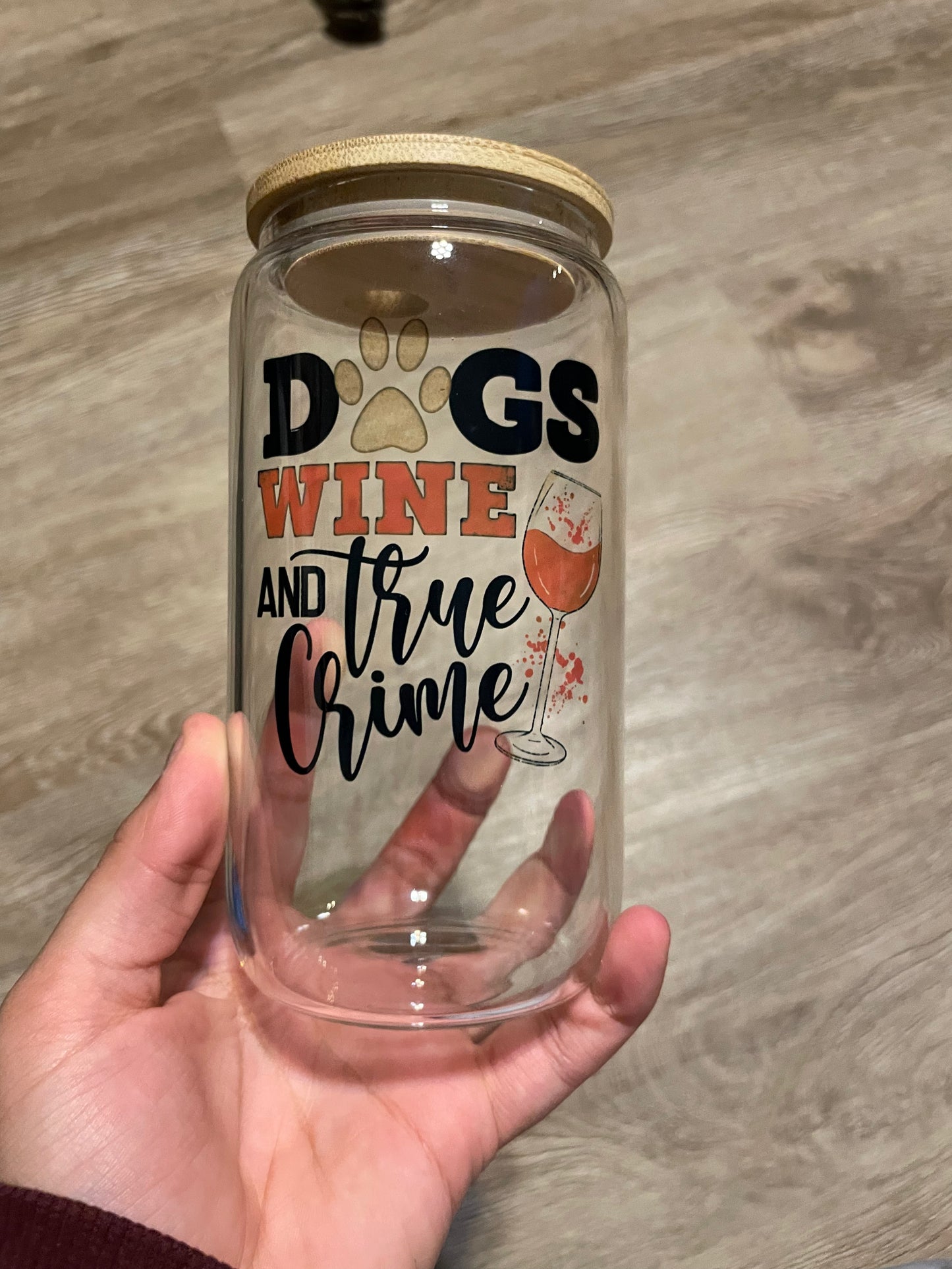 Dogs, wine and true crime