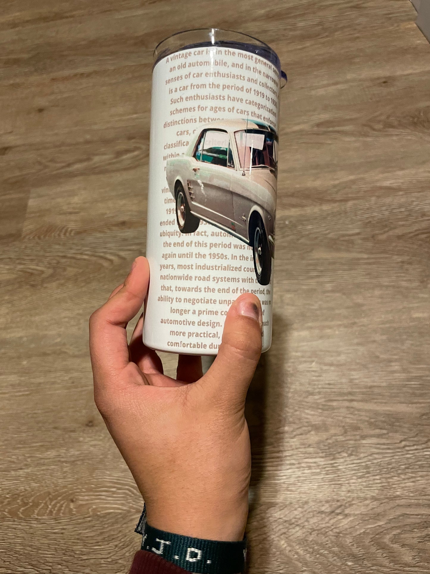 Vintage Muscle Car Tumbler