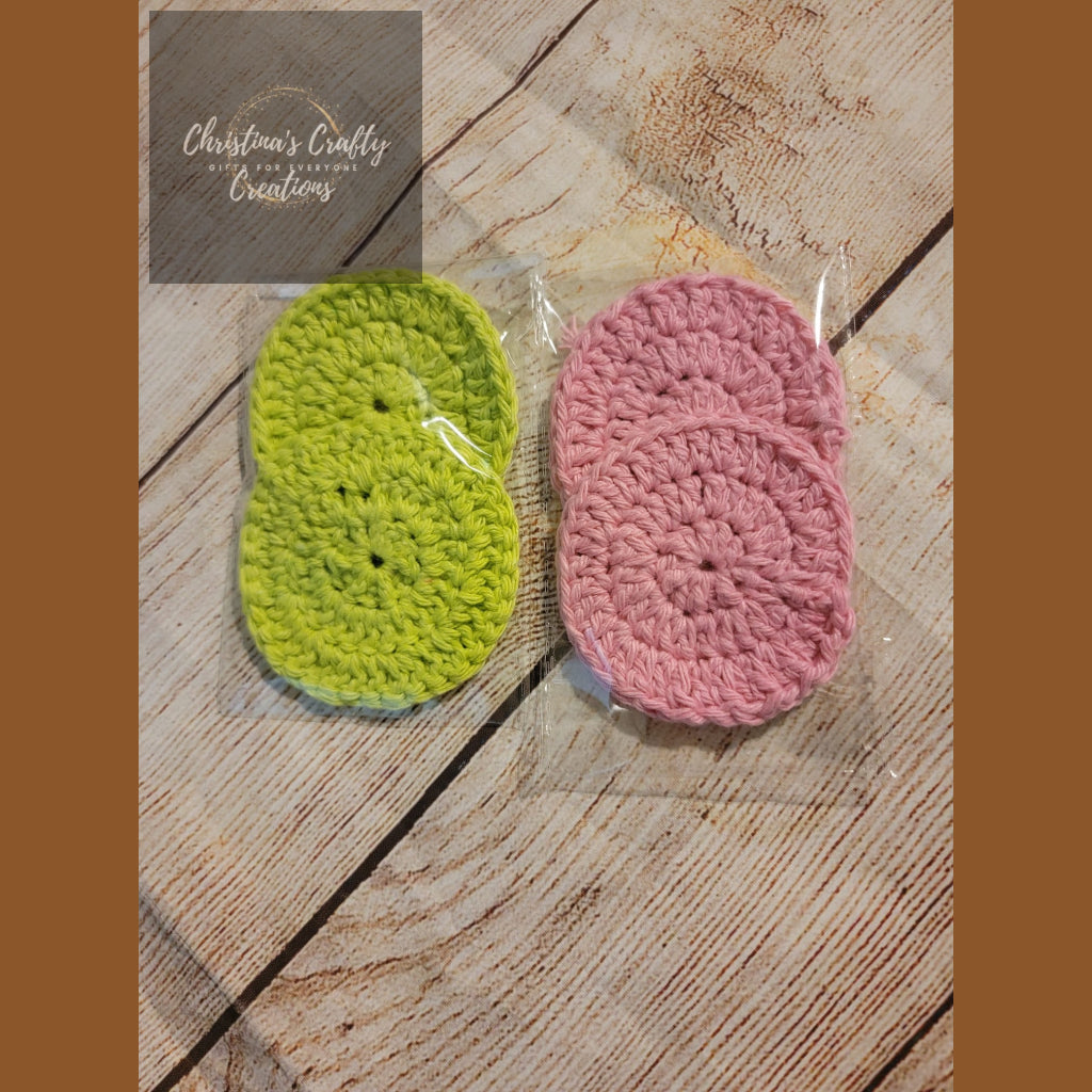 Handmade Crochet Reusable Face Wipes