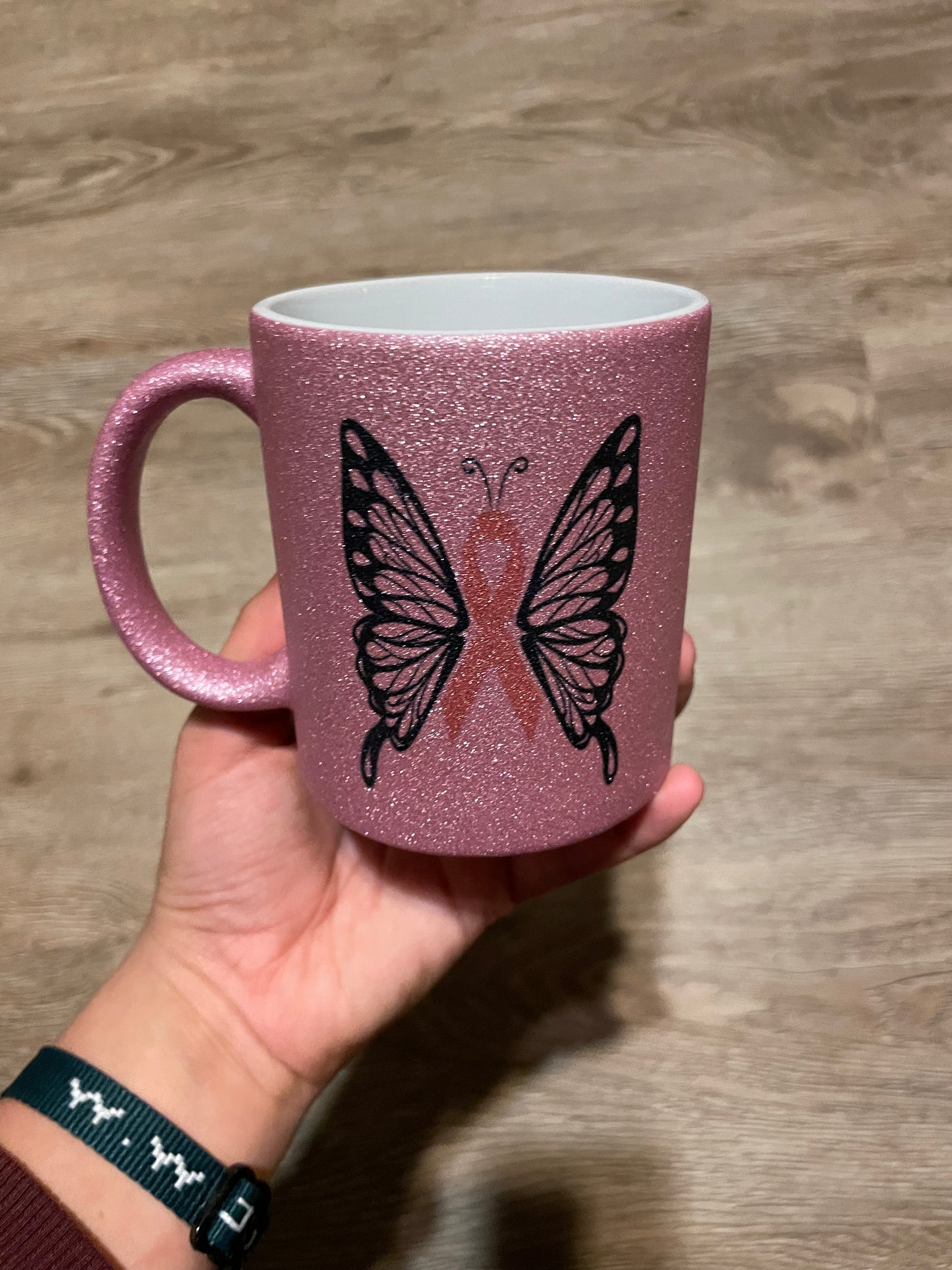Butterfly Breast Cancer Mug
