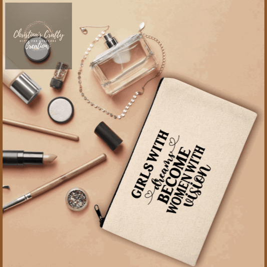 Canvas Makeup Bag